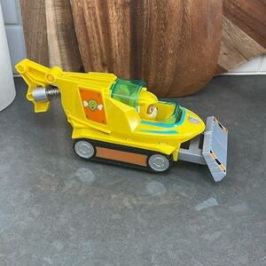 PAW Patrol Aqua Pups, Rubble Transforming Vehicle with Figure